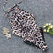 TIY Women Apparel Vintage Halter Neck Color Blocking Lace-up Design One-piece Swimwear TIY