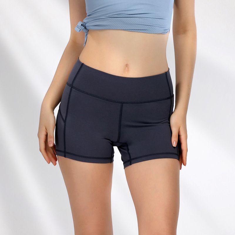 Women Classic Solid Color Stretchy Sports Tight shorts