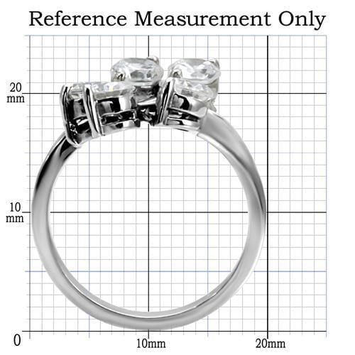 Vintage Wedding Rings TK001 Stainless Steel Ring with AAA Grade CZ