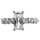 Vintage Wedding Rings TK002 Stainless Steel Ring with AAA Grade CZ