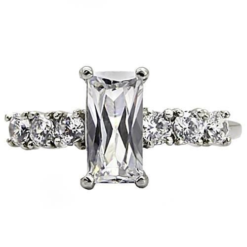 Vintage Wedding Rings TK002 Stainless Steel Ring with AAA Grade CZ