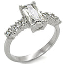 Vintage Wedding Rings TK002 Stainless Steel Ring with AAA Grade CZ