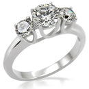 Vintage Wedding Rings TK004 Stainless Steel Ring with AAA Grade CZ