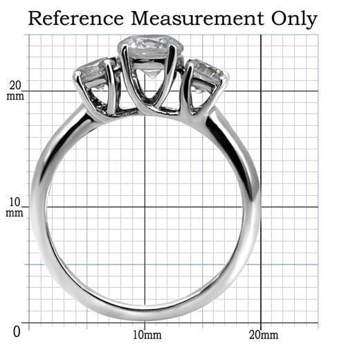 Vintage Wedding Rings TK004 Stainless Steel Ring with AAA Grade CZ