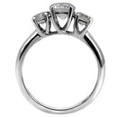 Vintage Wedding Rings TK004 Stainless Steel Ring with AAA Grade CZ