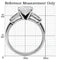 Vintage Wedding Rings TK005 Stainless Steel Ring with AAA Grade CZ