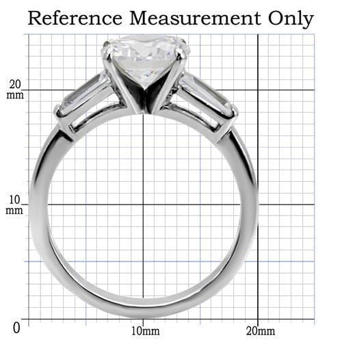 Vintage Wedding Rings TK005 Stainless Steel Ring with AAA Grade CZ