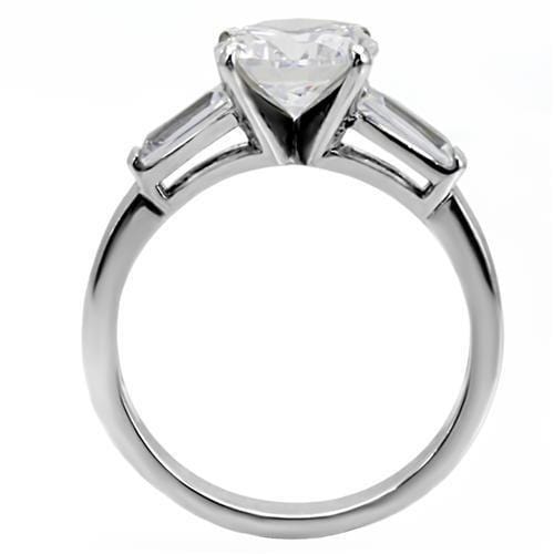 Vintage Wedding Rings TK005 Stainless Steel Ring with AAA Grade CZ