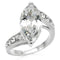 Vintage Rings TK008 Stainless Steel Ring with AAA Grade CZ