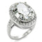 Vintage Rings TK010 Stainless Steel Ring with AAA Grade CZ