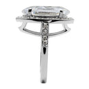 Vintage Rings TK010 Stainless Steel Ring with AAA Grade CZ