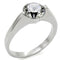 Vintage Rings TK012 Stainless Steel Ring with AAA Grade CZ