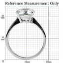 Vintage Rings TK013 Stainless Steel Ring with AAA Grade CZ