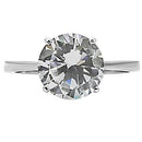 Vintage Rings TK013 Stainless Steel Ring with AAA Grade CZ