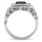 Mens Stainless Steel Rings TK02210 Stainless Steel Ring with Crystal