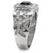 Mens Stainless Steel Rings TK02210 Stainless Steel Ring with Crystal