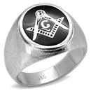 Mens Stainless Steel Rings TK02222 Stainless Steel Ring with Crystal