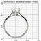 Vintage Rings TK025 Stainless Steel Ring with AAA Grade CZ