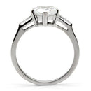 Vintage Rings TK027 Stainless Steel Ring with AAA Grade CZ