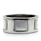 Vintage Rings TK043 Stainless Steel Ring with Precious Stone in White