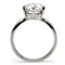 Vintage Rings TK046 Stainless Steel Ring with AAA Grade CZ