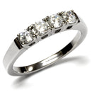 Vintage Rings TK047 Stainless Steel Ring with AAA Grade CZ