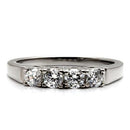 Vintage Rings TK047 Stainless Steel Ring with AAA Grade CZ