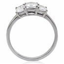 Vintage Rings TK058 Stainless Steel Ring with AAA Grade CZ