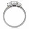 Vintage Rings TK058 Stainless Steel Ring with AAA Grade CZ