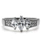 Vintage Rings TK061 Stainless Steel Ring with AAA Grade CZ