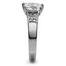 Vintage Rings TK061 Stainless Steel Ring with AAA Grade CZ