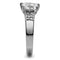 Vintage Rings TK061 Stainless Steel Ring with AAA Grade CZ