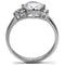 Vintage Rings TK062 Stainless Steel Ring with AAA Grade CZ