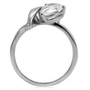 Vintage Rings TK067 Stainless Steel Ring with AAA Grade CZ