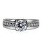 Vintage Rings TK068 Stainless Steel Ring with AAA Grade CZ