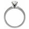 Vintage Rings TK068 Stainless Steel Ring with AAA Grade CZ