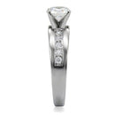 Vintage Rings TK068 Stainless Steel Ring with AAA Grade CZ