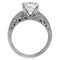 Vintage Rings TK069 Stainless Steel Ring with AAA Grade CZ