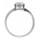 Vintage Rings TK071 Stainless Steel Ring with AAA Grade CZ