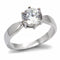 Vintage Rings TK071 Stainless Steel Ring with AAA Grade CZ