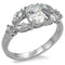 Vintage Rings TK073 Stainless Steel Ring with AAA Grade CZ