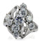 Vintage Rings TK074 Stainless Steel Ring with AAA Grade CZ