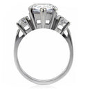 Vintage Rings TK076 Stainless Steel Ring with AAA Grade CZ