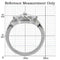 Vintage Rings TK078 Stainless Steel Ring with AAA Grade CZ