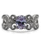 Vintage Rings TK079 Stainless Steel Ring with AAA Grade CZ