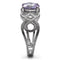 Vintage Rings TK079 Stainless Steel Ring with AAA Grade CZ