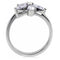 Vintage Rings TK084 Stainless Steel Ring with AAA Grade CZ