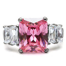 Vintage Rings TK088 Stainless Steel Ring with AAA Grade CZ in Rose