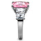 Vintage Rings TK088 Stainless Steel Ring with AAA Grade CZ in Rose