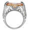 Vintage Rings TK092 Stainless Steel Ring with AAA Grade CZ